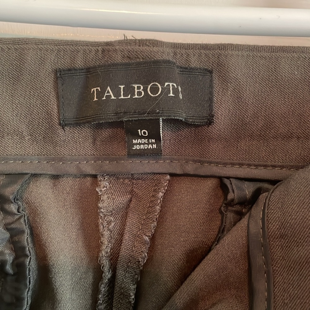 Talbots Army Green Slacks. - Picture 4 of 5